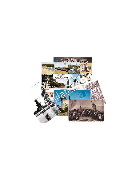 7 cartes thématiques - Moulins