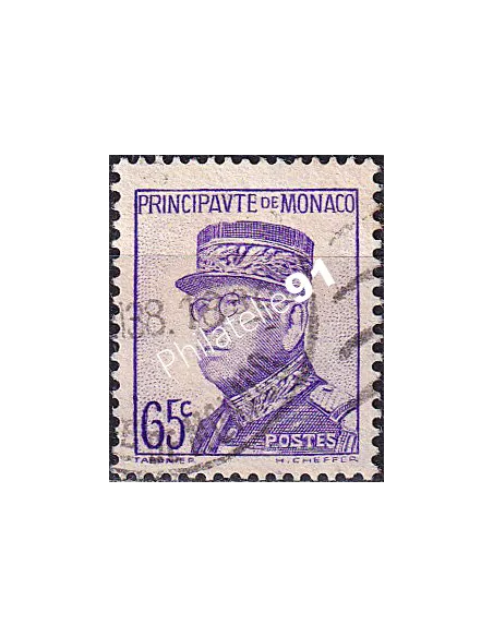 Monaco, n° 160 oblitéré, collection timbres Monaco