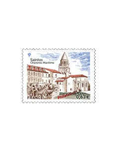 Timbre de France n° 4753 - Saintes (Charente-Maritimes). Abbaye aux dames.