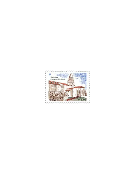Timbre de France n° 4753 - Saintes (Charente-Maritimes). Abbaye aux dames.