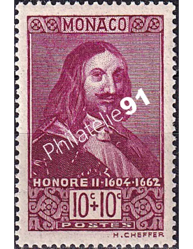 Monaco, n° 186 charnière, collection timbres Monaco