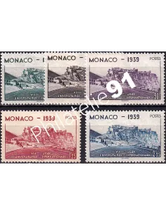 Monaco, n° 195 à 199 charnière, collection timbres Monaco