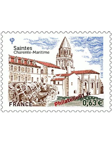 Timbre de France n° 4753 - Saintes (Charente-Maritimes). Abbaye aux dames.