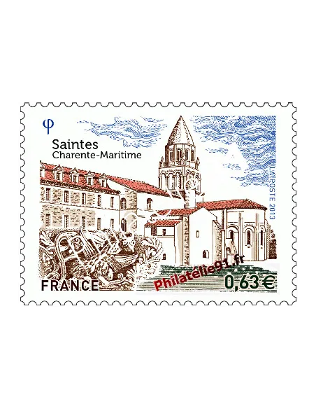 Timbre de France n° 4753 - Saintes (Charente-Maritimes). Abbaye aux dames.