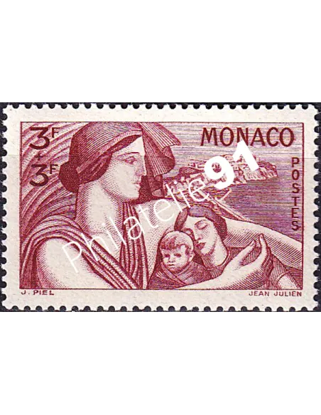 Monaco, n° 222 neuf, collection timbres Monaco