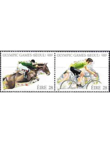 Irlande, n° 648 à 649 neufs, paire, collection timbres Europe