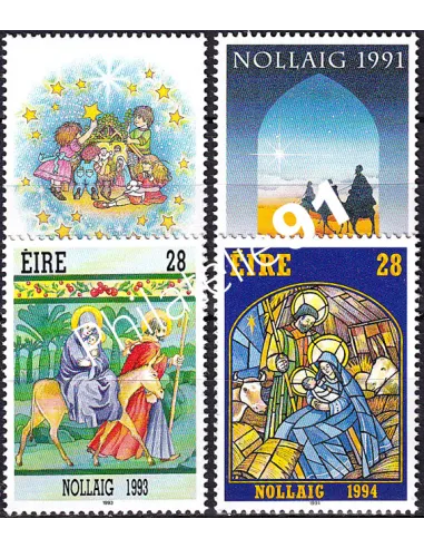 Irlande, n° 700, 781, 845, 884 neufs, collection timbres Europe
