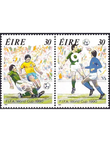 Irlande, n° 715 à 716 neufs, paire horizontale, timbres Europe