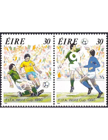 Irlande, n° 715 à 716 neufs, paire horizontale, timbres Europe