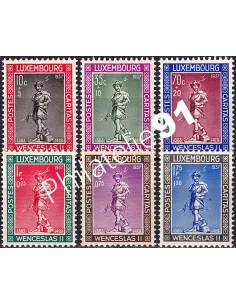 Luxembourg, n° 294 à 299 charnière, collection timbres Europe