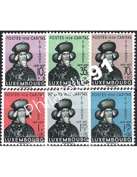 Luxembourg, n° 306 à 311 neufs, collection timbres Europe