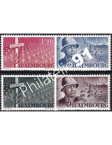 Luxembourg, n° 399 à 401 charnière, collection timbres Europe