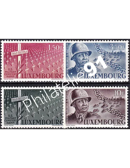 Luxembourg, n° 399 à 401 charnière, collection timbres Europe