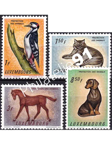 Luxembourg, n° 595 à 598 neufs, collection timbres Europe