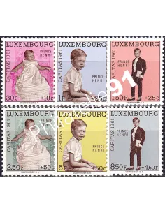 Luxembourg, n° 603 à 608 neufs, collection timbres Europe