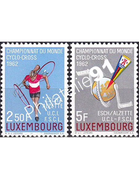 Luxembourg, n° 609 à 610 neufs, collection timbres Europe