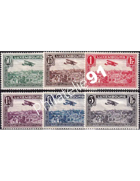 Luxembourg, PA n° 1 à 6 neufs, collection timbres Europe