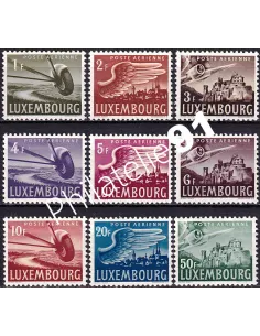 Luxembourg, PA n° 7 à 15 neufs, collection timbres Europe