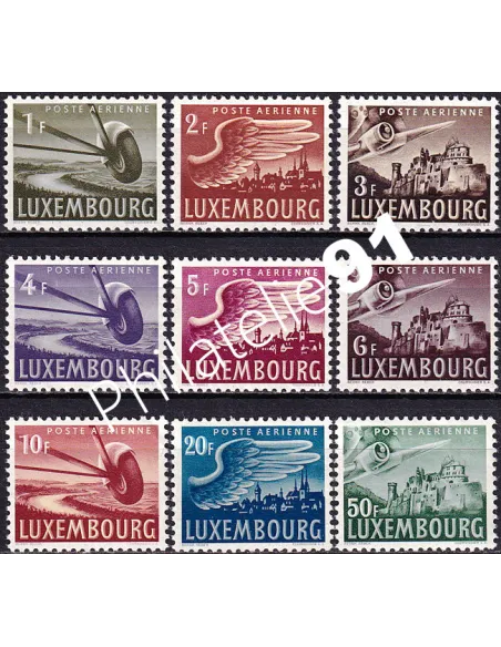 Luxembourg, PA n° 7 à 15 neufs, collection timbres Europe