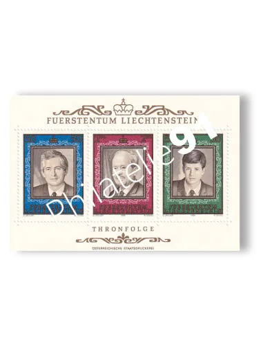 Liechtenstein, BF n° 16, collection timbres Europe