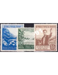 Roumanie, n° 1312 à 1314 neufs, collection timbres Europe