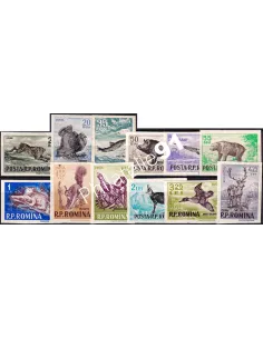 Roumanie, n° 1488 à 1499 non dentelés neufs, collection timbres Europe