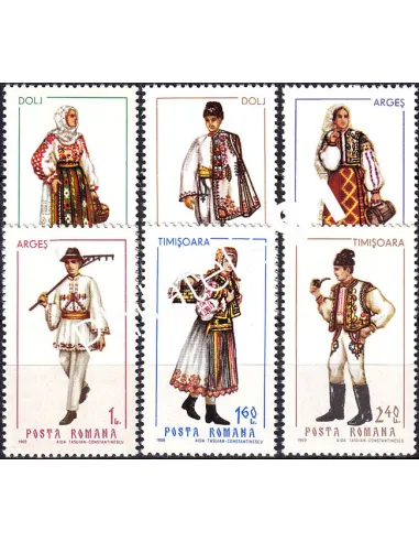 Roumanie, n° 2440 à 2445 neufs, collection timbres Europe