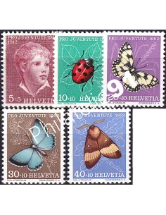 Suisse, n° 526 à 530 neufs, collection timbres Europe