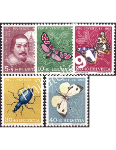 Suisse, n° 581 à 585 neufs, collection timbres Europe