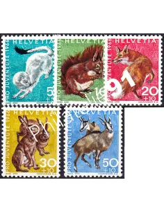 Suisse, n° 778 à 782 neufs, collection timbres Europe
