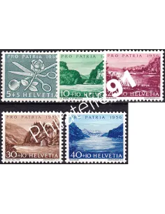 Suisse, n° 576 à 580 neufs, collection timbres Europe