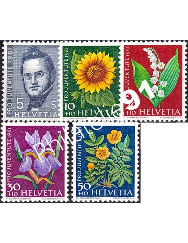 Suisse, n° 684 à 688 neufs, collection timbres Europe