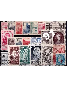 Timbres de France - Année 1947 - France - Oblitérée