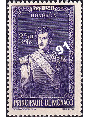 Monaco, n° 244 charnière, collection timbres Monaco