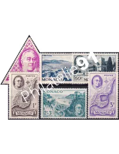 Monaco, n° 295 à 300 charnière, collection timbres Monaco