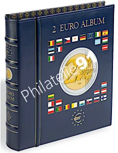 Reliure VISTA euro pour pièces de 2 euros + étui