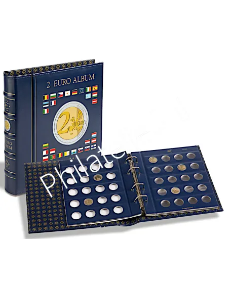 Reliure VISTA euro pour pièces de 2 euros + étui