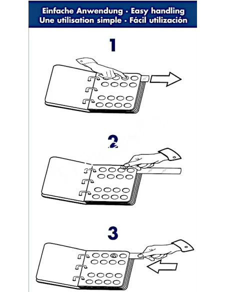 Reliure VISTA euro pour pièces de 2 euros + étui