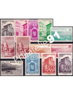 Monaco, n° 307 à 313C charnière, collection timbres Monaco