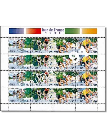 Irlande, feuille des n° 1085 à 1088, collection timbres Europe