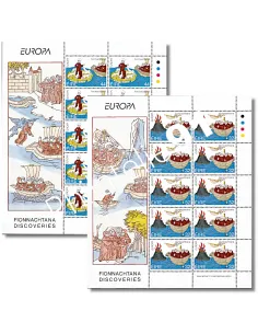 Irlande, 2 feuilles des n° 858 à 859, Europa 1994, timbres Europe