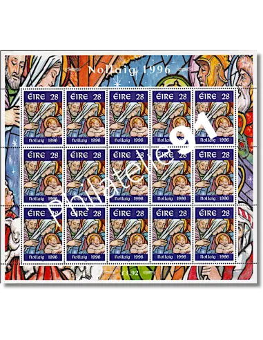 Irlande, Feuille 978, Noël, collection timbres Europe