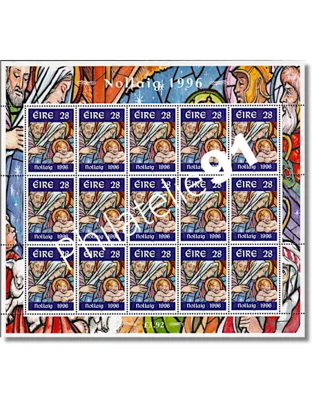 Irlande, Feuille 978, Noël, collection timbres Europe