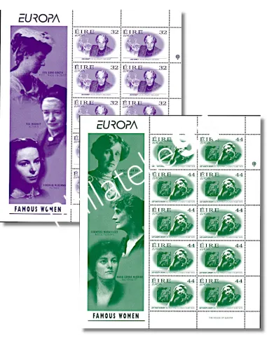 Irlande, Feuille n° 943 à 944 , collection timbres Europe