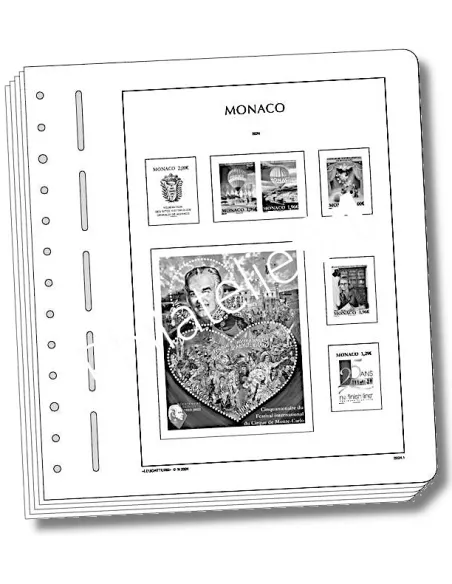 LEUCHTTURM MONACO 2024, matériel philatélique