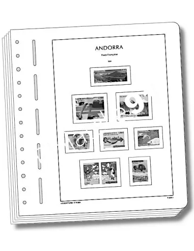 LEUCHTTURM Andorre poste française 2024, matériel philatélique