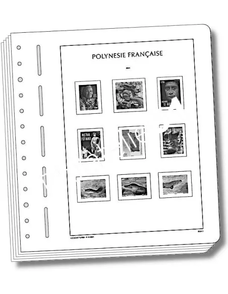 LEUCHTTURM Polynésie française 2024, matériel philatélique