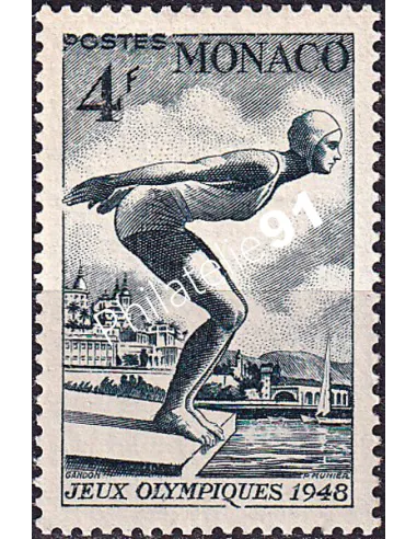 Monaco, n° 323 charnière, collection timbres Monaco