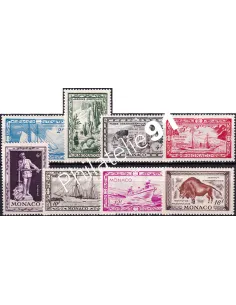 Monaco, n° 324 à 331 neufs, collection timbres Monaco