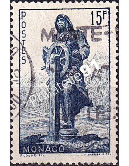 Monaco, n° 351 oblitéré, collection timbres Monaco